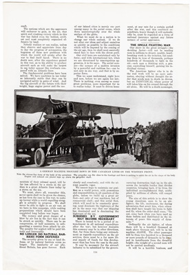 ARTICLE ABOUT WORLD WAR I, PAGES 113-114